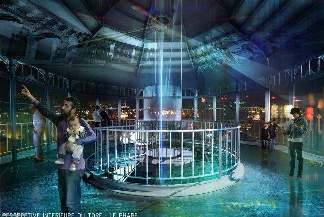 Tore Longchamp, Histoire d’eaux : une machine à eau, l’eau qui afflue…