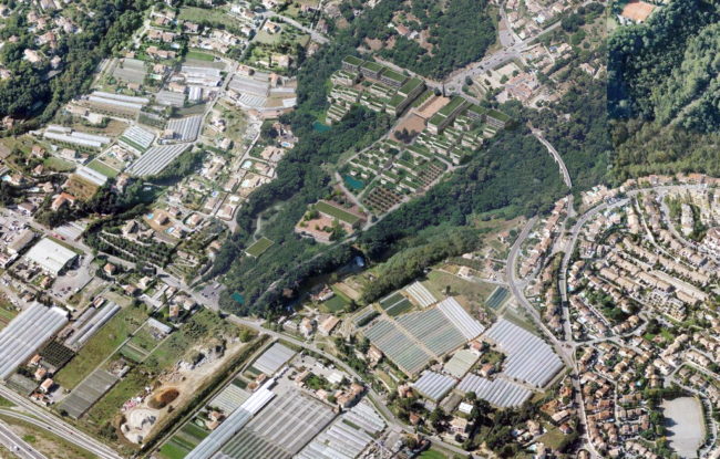 Les hameaux et le lycée, secteur des Breguières