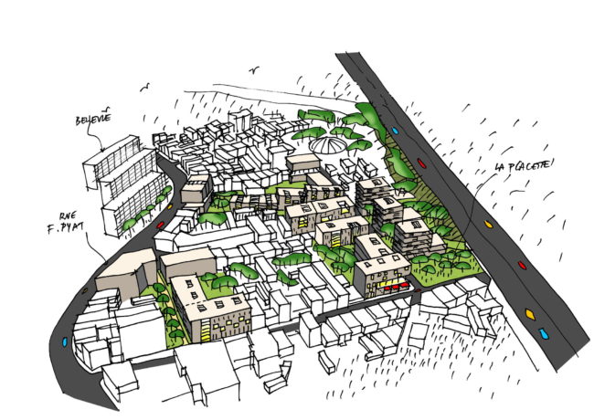 Quartier Saint-Mauront, recomposition urbaine