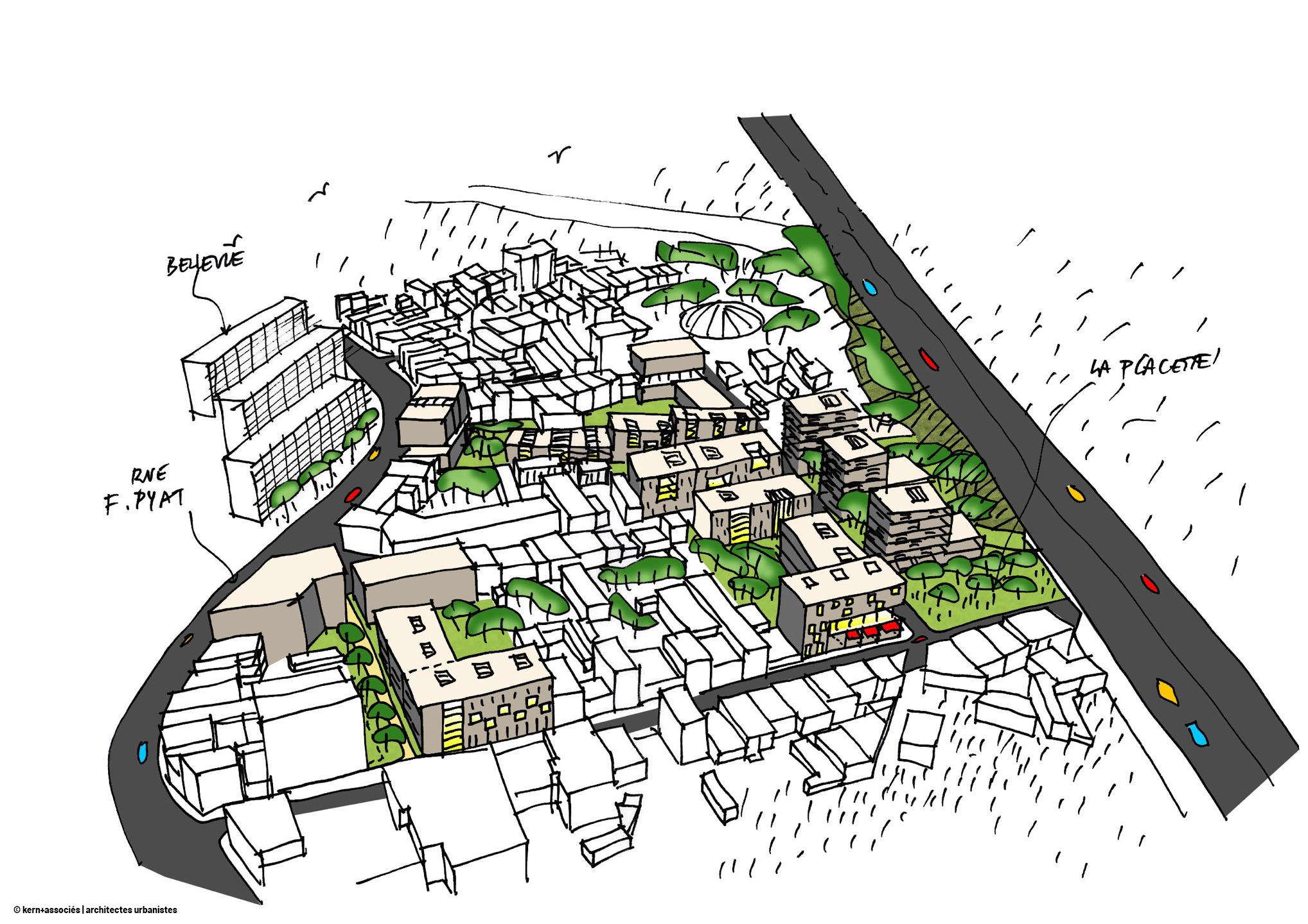 Quartier Saint-Mauront, recomposition urbaine