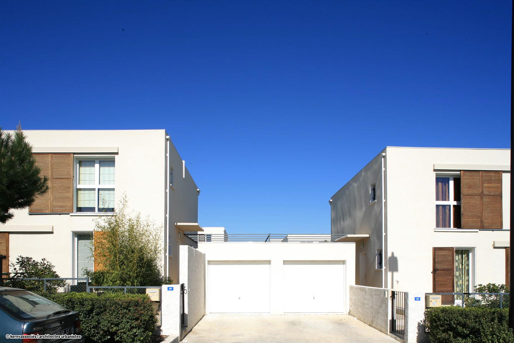 Maisons groupées, maisons en bande