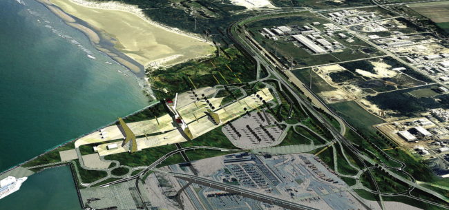 calais ENTREE aerial ouest