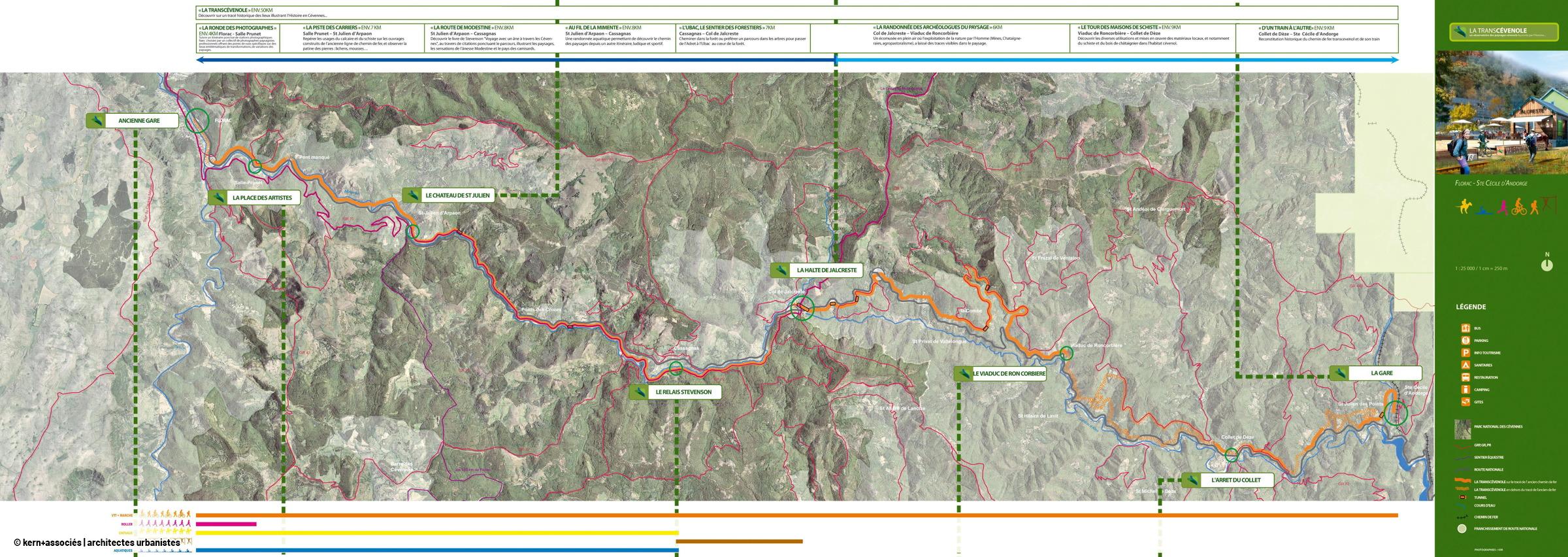 La ligne verte des Cevennes