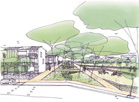 mail et noue centrale