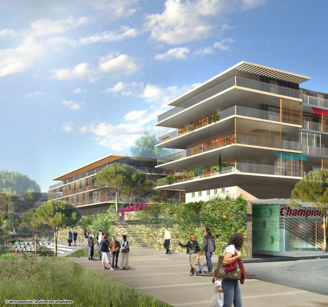 Habitat et commerces en ville