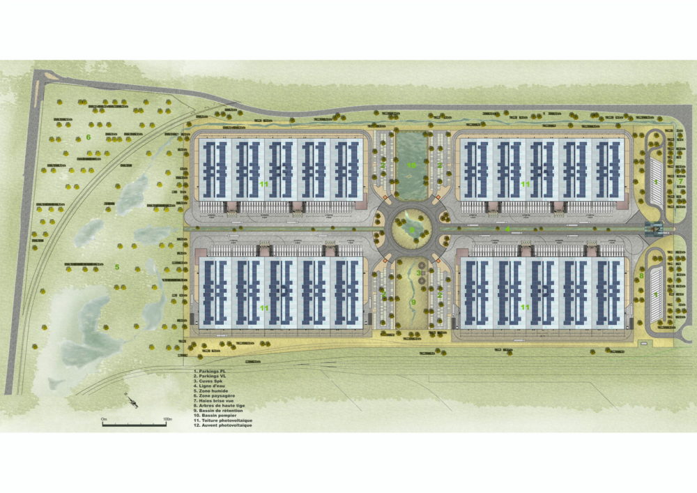 plan masse paysager A3 chgt toiture
