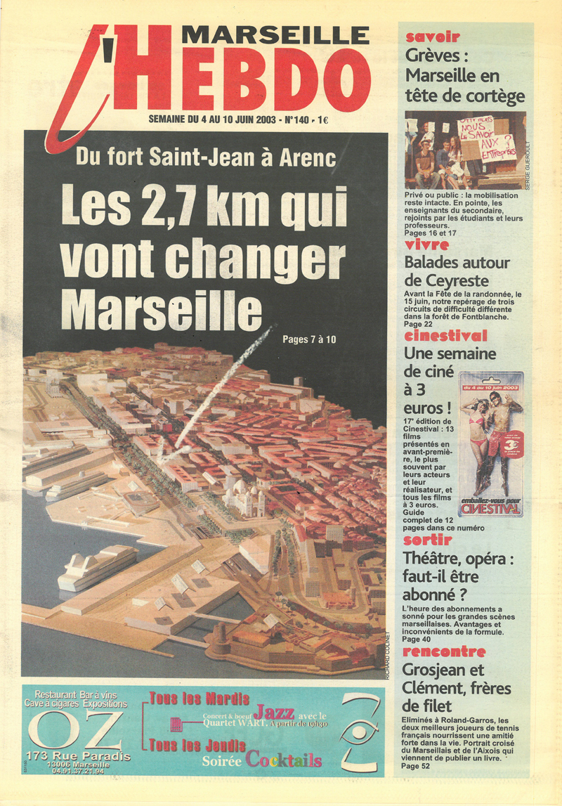 Marseille l’ Hebdo – les 2,7 km qui vont changer Marseille