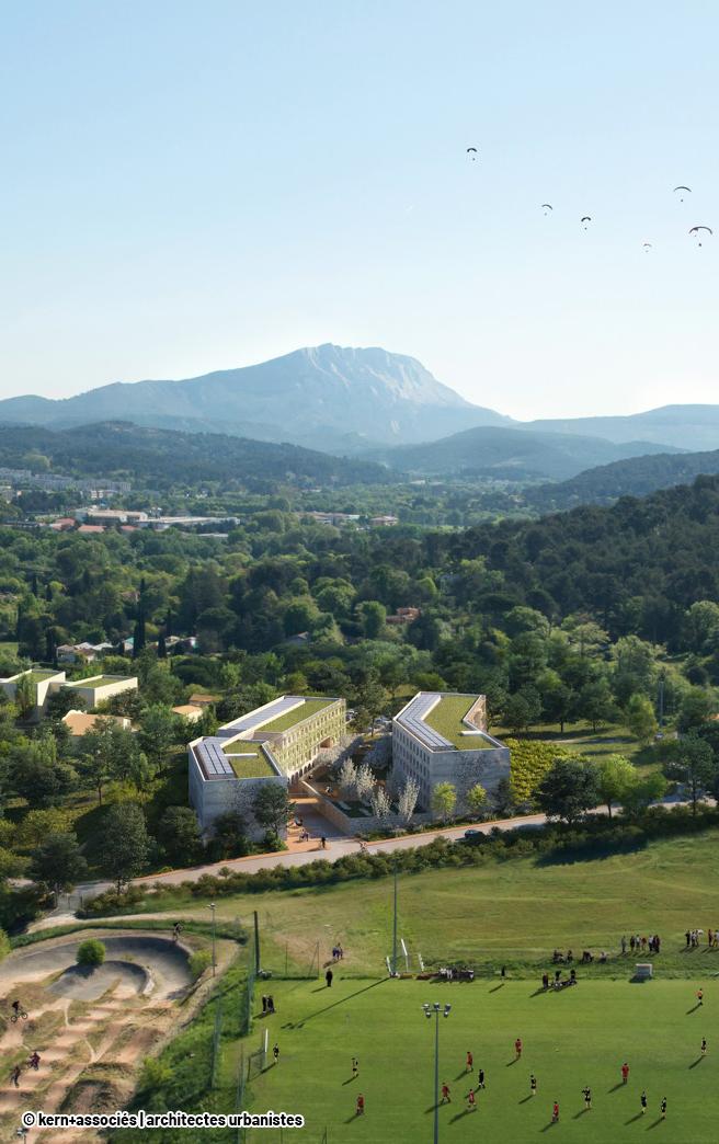 Aix en provence … Des étudiants dans les paysages de Cézanne…