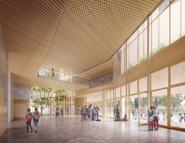 Construction du nouveau collège Voltaire