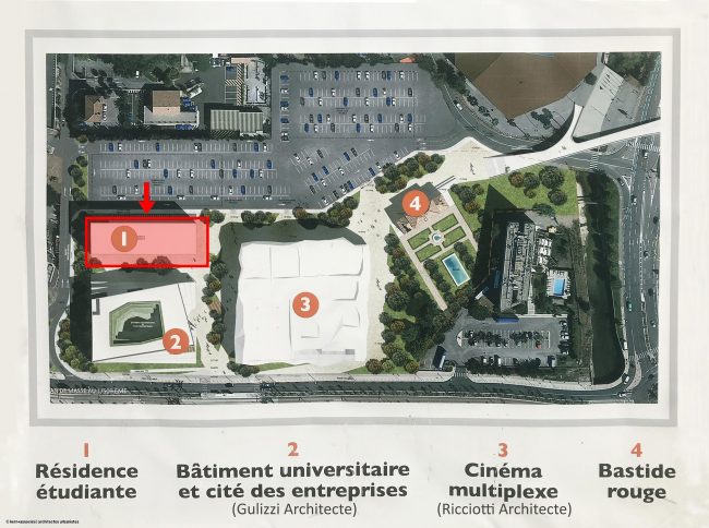 kern+associés invités à concourir sur le Campus Cité du cinéma de Bastide Rouge à Cannes